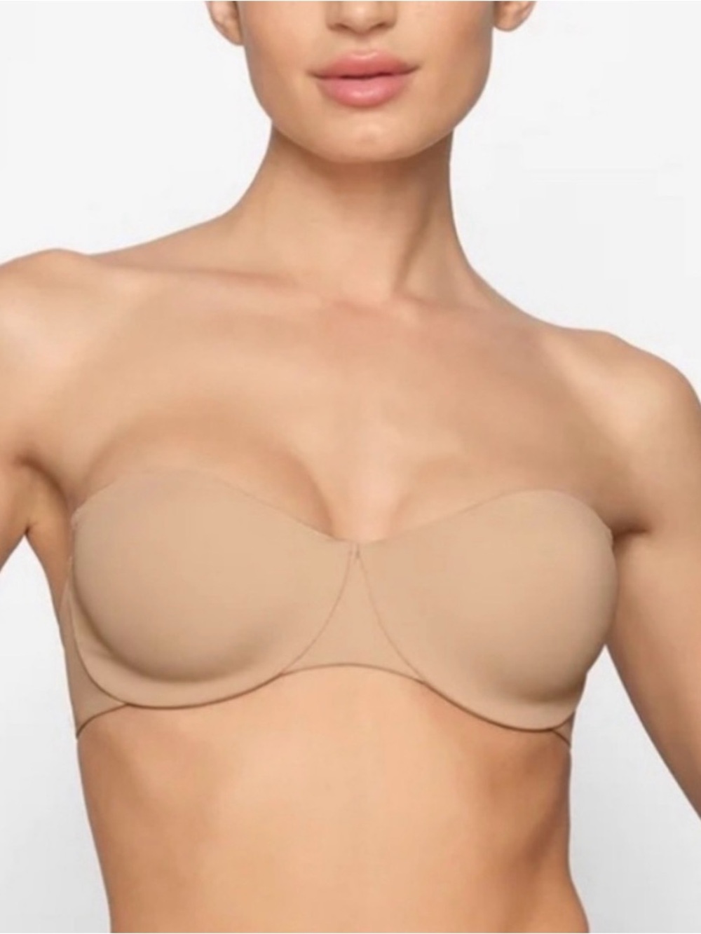 🤎 SKIMS Smoothing Intimates Strapless Bra | Clay | Size 36DDDD | NWT 🏷️